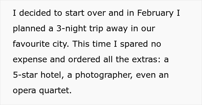 Man planned a 3-night trip with extras for a perfect engagement proposal experience