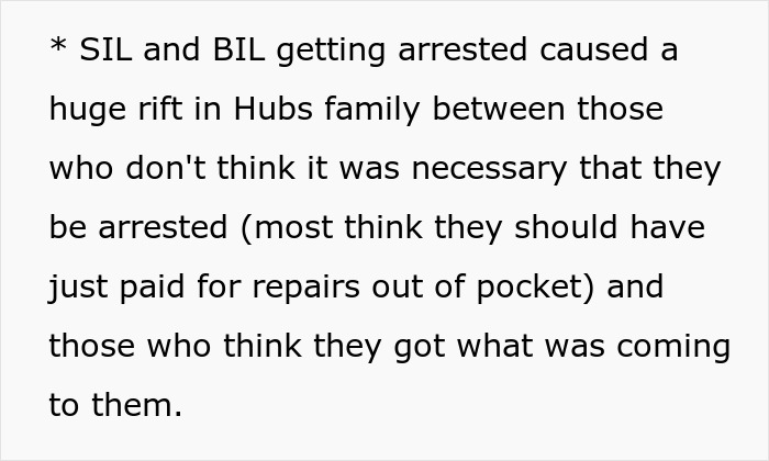 SIL and BIL arrest causes family rift over car repair dispute