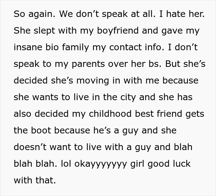 Woman Actually Believes She's Moving In With Sister Who Can't Stand Her: "We Don&rsquo;t Speak At All. I Hate Her"