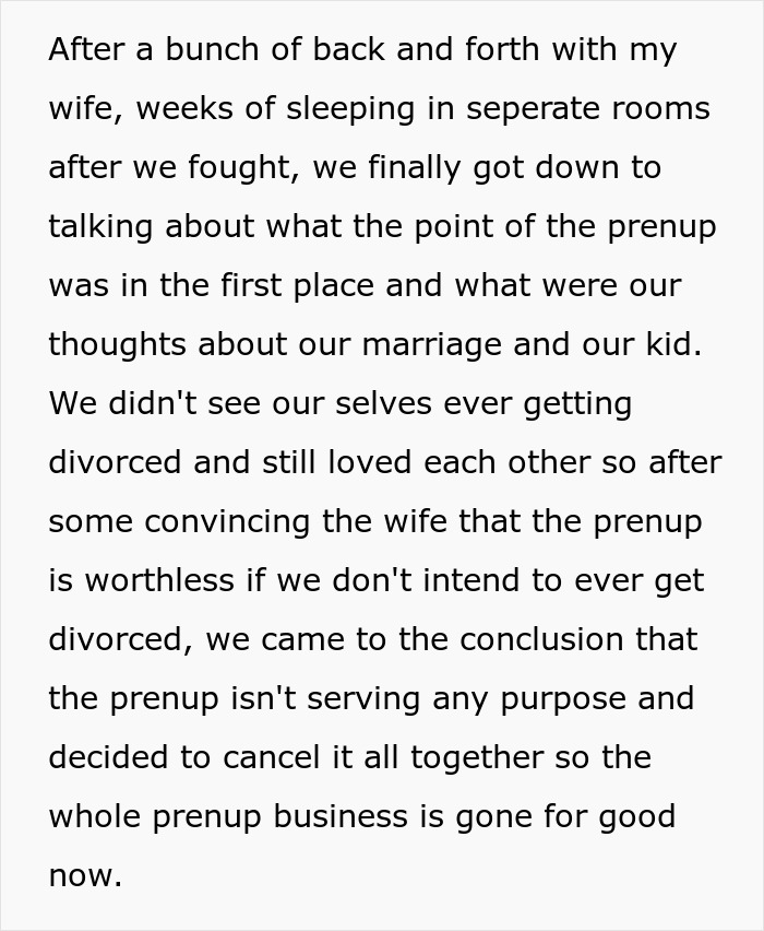 Wife Demands Prenup To Protect Her Income, Hubby Offers Her An 8% Interest Loan When She Needs Help