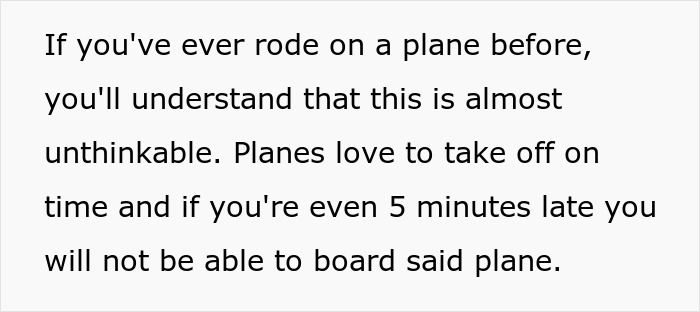 Family Shows Up 30 Minutes Late To Flight, Then Demands Man Gives Up His Seat