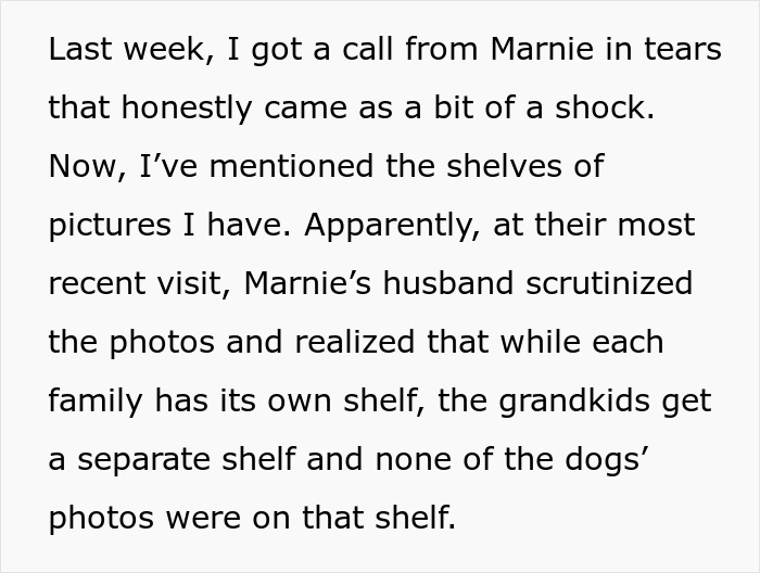 Childfree Daughter Wants Mom To Treat Her Dogs Like Grandkids, Unleashes A Family Jealousy Feud Childfree Daughter Wants Mom To Treat Her Dogs Like Grandkids, Unleashes A Family Jealousy Feud