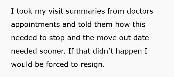 Text from a story detailing a woman learning to defend herself after a roommate put her life at risk.