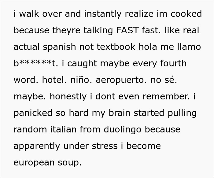 Real fast Spanish conversation overwhelms learner relying on basic Spanish from Dora the Explorer Real fast Spanish conversation overwhelms learner relying on basic Spanish from Dora the Explorer
