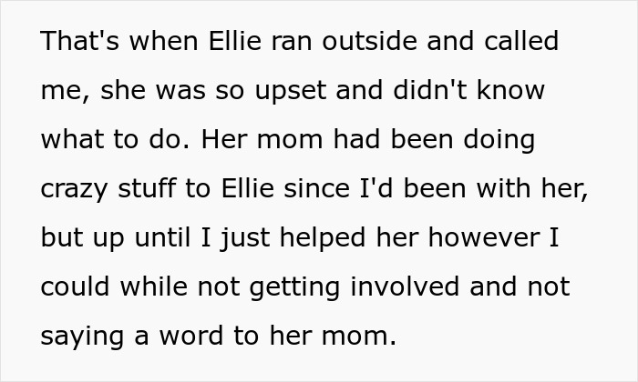 Text from a social media post about a mom's unreasonable control and adulthood challenges.