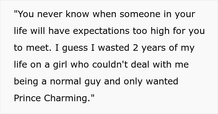 Boyfriend's Facebook post blaming girlfriend for unmet expectations
