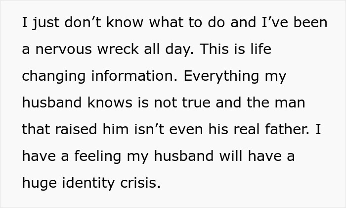 Woman Horrified After Learning Sneaky MIL's 30-Year Secret, Can&rsquo;t Believe Husband Is An Affair Kid