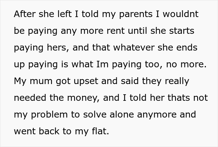 Parents Only Ask One Of Their Kids For Rent, Can’t Believe The Reaction: "Not My Problem To Solve" Parents Only Ask One Of Their Kids For Rent, Can’t Believe The Reaction: "Not My Problem To Solve"