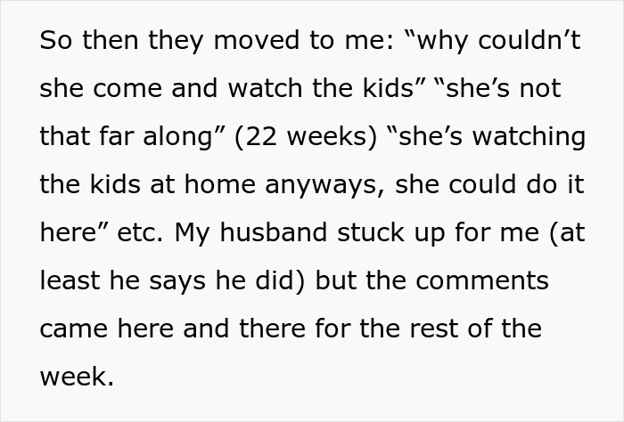 Family pressure on pregnant woman to join vacation despite health concerns Family pressure on pregnant woman to join vacation despite health concerns
