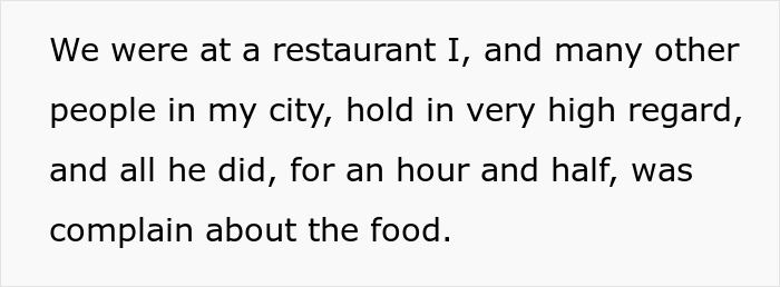 Dining scene with boss complaining about food in restaurant Dining scene with boss complaining about food in restaurant