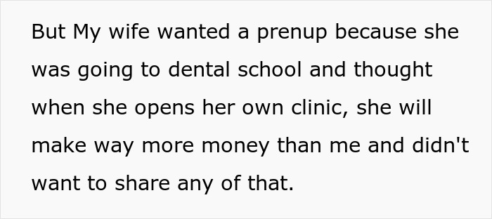 Wife Demands Prenup To Protect Her Income, Hubby Offers Her An 8% Interest Loan When She Needs Help