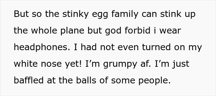 Egg Salad-Eater Stinks Up Plane, Still Complains About Passenger's Soft White Noise Sounds Egg Salad-Eater Stinks Up Plane, Still Complains About Passenger's Soft White Noise Sounds