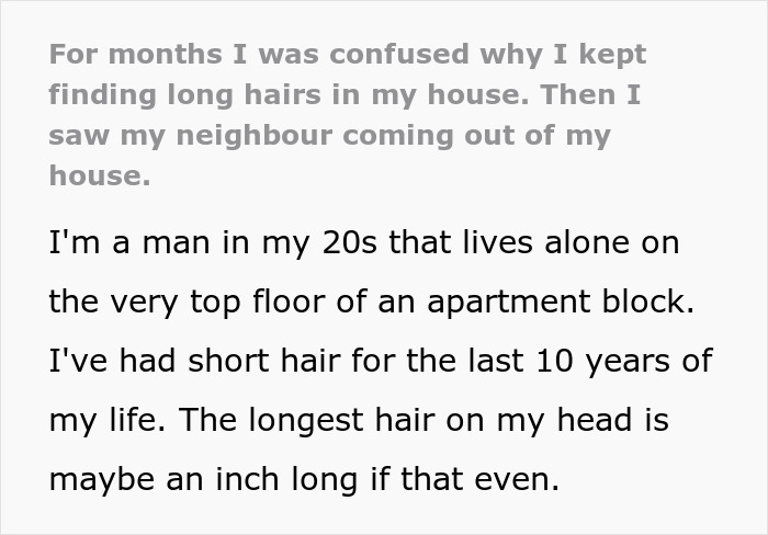 Guy Notices Random Hairs All Over His Home, Is Left Completely Baffled After Finding Out How They Got There