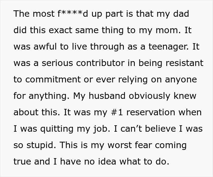 “Having A Second Family”: Wife’s Financial Nightmare Turns Into Something Much Worse