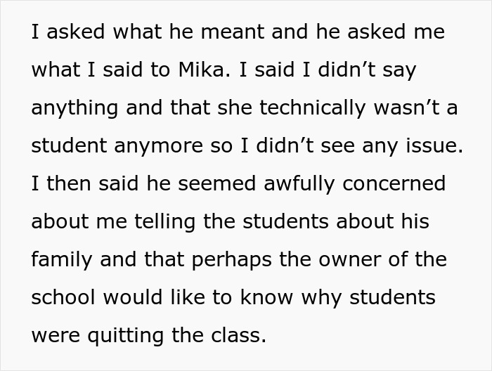 English Teacher Tells Students Her Coworker Has A Wife And Child, Learns Why He Kept It A Secret