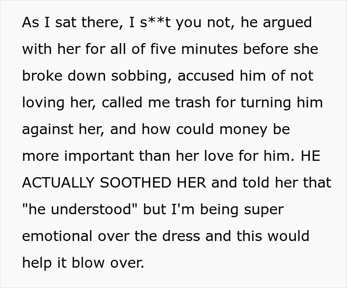 Bride Aghast As MIL Ruins Her $11K Wedding Dress, Loses It When Groom Says She’s “Overreacting” Bride Aghast As MIL Ruins Her $11K Wedding Dress, Loses It When Groom Says She’s “Overreacting”