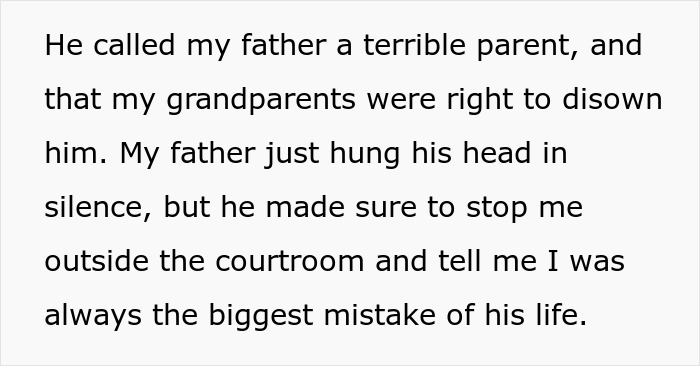 Father called terrible parent in toxic parents and son courtroom confrontation