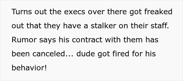Creepy Dude Refuses To Stop Stalking His Online Date, Gets Fired After She Calls The Cops On Him