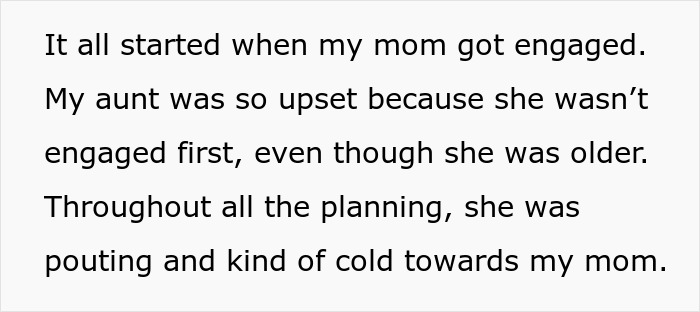 Woman Cries At Sister's Wedding Out Of Jealousy, Mom Tells Bride To Be "Less Happy" During Event Woman Cries At Sister's Wedding Out Of Jealousy, Mom Tells Bride To Be "Less Happy" During Event