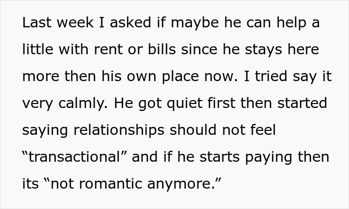 Guy Is Baffled After Girlfriend Calls Him Out On His Strange Behavior: "You Basically Live In My Apartment" Guy Is Baffled After Girlfriend Calls Him Out On His Strange Behavior: "You Basically Live In My Apartment"
