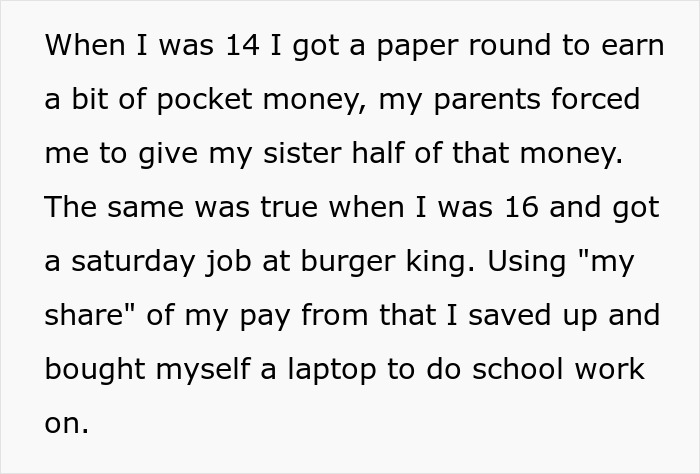 Cruel Parents Let Spoiled Daughter Ruin Son's Life, Have The Nerve To Ask He Pay Her Rent To Them