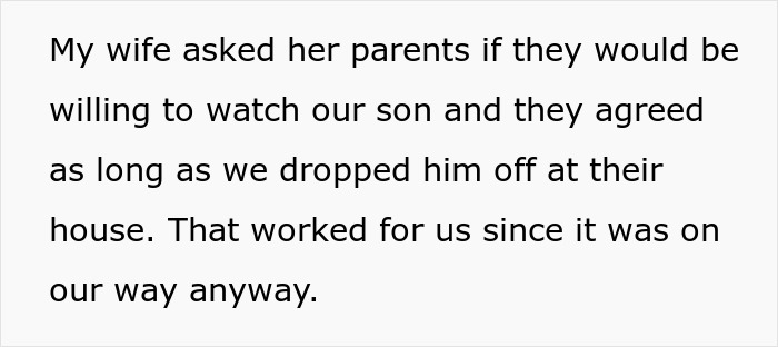 Text about a couple's MIL agreeing to watch their child, leading to a secret baptism and dad's meltdown.