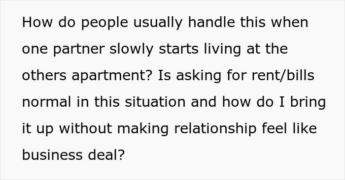 Guy Is Baffled After Girlfriend Calls Him Out On His Strange Behavior: "You Basically Live In My Apartment" Guy Is Baffled After Girlfriend Calls Him Out On His Strange Behavior: "You Basically Live In My Apartment"