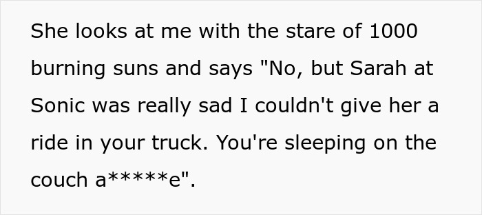 Guy Asks Random 20YO For A Ride In His Truck, Pregnant Wife Seethes And Plots Behind His Back Guy Asks Random 20YO For A Ride In His Truck, Pregnant Wife Seethes And Plots Behind His Back