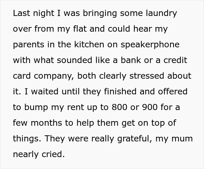 Parents Only Ask One Of Their Kids For Rent, Can’t Believe The Reaction: "Not My Problem To Solve" Parents Only Ask One Of Their Kids For Rent, Can’t Believe The Reaction: "Not My Problem To Solve"