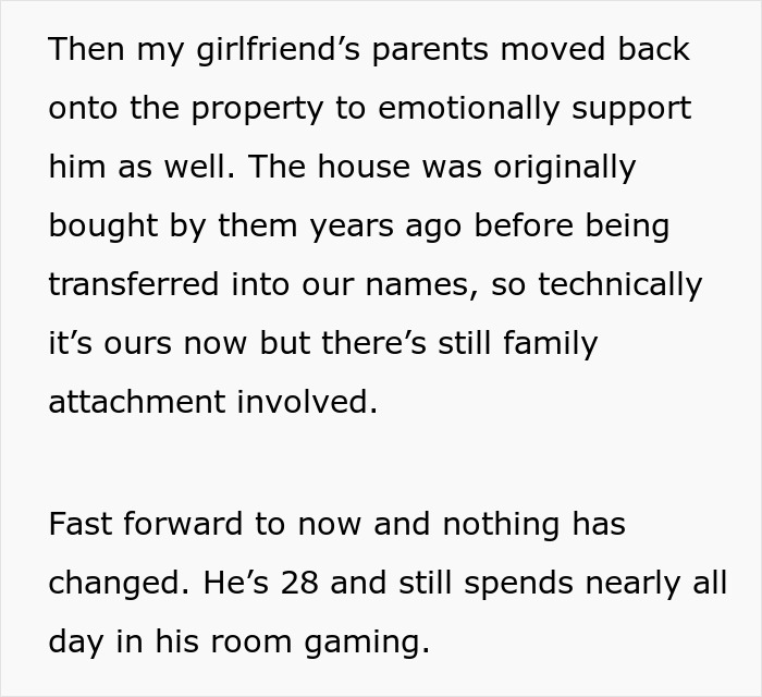 Guy Gives GF An Ultimatum After Getting Fed Up With Her Freeloading Brother Who Refuses To Be An Actual Adult
