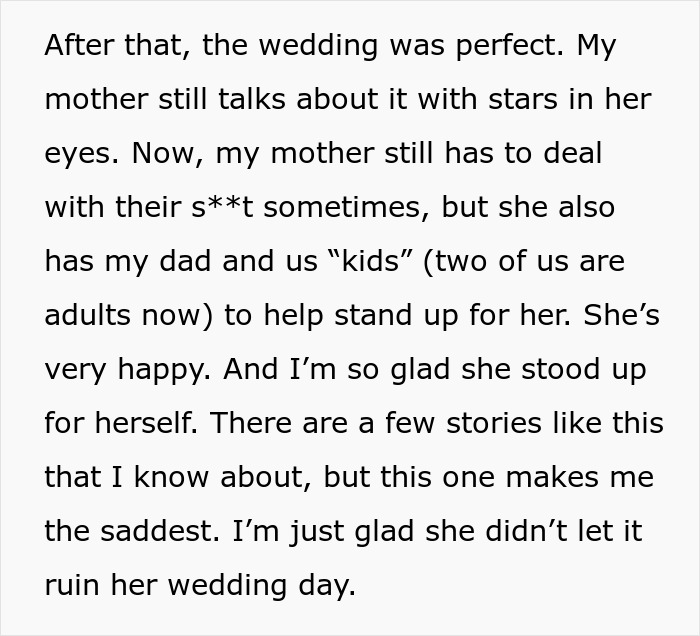 Woman Cries At Sister's Wedding Out Of Jealousy, Mom Tells Bride To Be "Less Happy" During Event Woman Cries At Sister's Wedding Out Of Jealousy, Mom Tells Bride To Be "Less Happy" During Event
