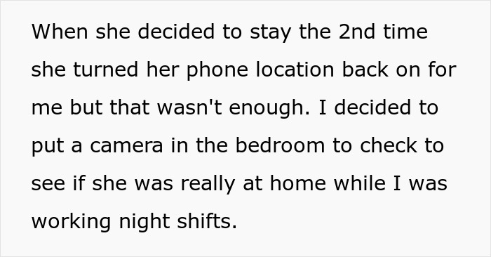 Man spying on wife installs camera to check home during night shifts
