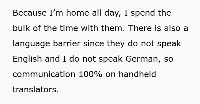 Text on language barrier complicating communication with in-laws Text on language barrier complicating communication with in-laws