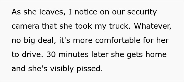 Guy Asks Random 20YO For A Ride In His Truck, Pregnant Wife Seethes And Plots Behind His Back Guy Asks Random 20YO For A Ride In His Truck, Pregnant Wife Seethes And Plots Behind His Back