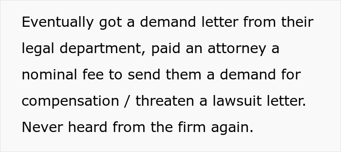 Legal demand letter sent after job loss leads to no further contact Legal demand letter sent after job loss leads to no further contact