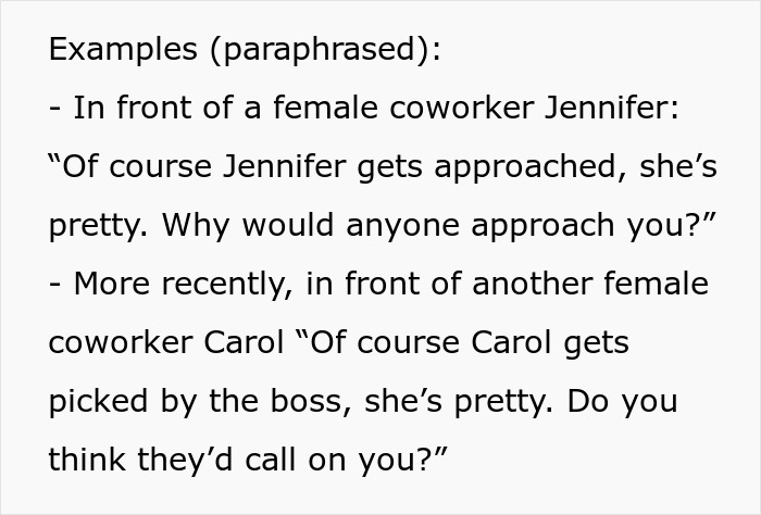 Woman Considers Male Colleague To Be Nice To Her, Then Realizes He Is Always Calling Her Ugly
