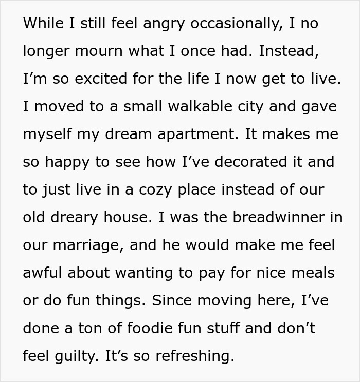 Woman shares experience of starting a new life after husband's affair