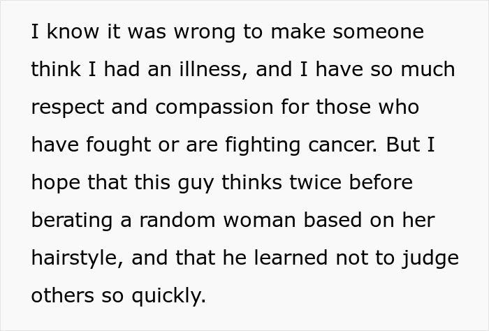 Rude Guy Faces Karma After Calling Short-Haired Woman Gay, She Makes Him Think She Had Cancer