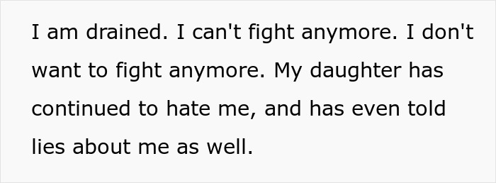 14YO Loathes Mom As Dad Fills Her Up With Hatred, Exhausted Mom Finally Gives Up Her Custody 14YO Loathes Mom As Dad Fills Her Up With Hatred, Exhausted Mom Finally Gives Up Her Custody
