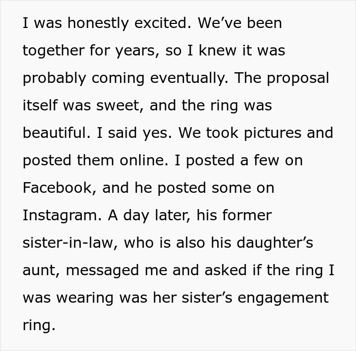Woman Over The Moon After Guy Proposes, But One Message From A Family Member Makes Everything Way Worse Woman Over The Moon After Guy Proposes, But One Message From A Family Member Makes Everything Way Worse