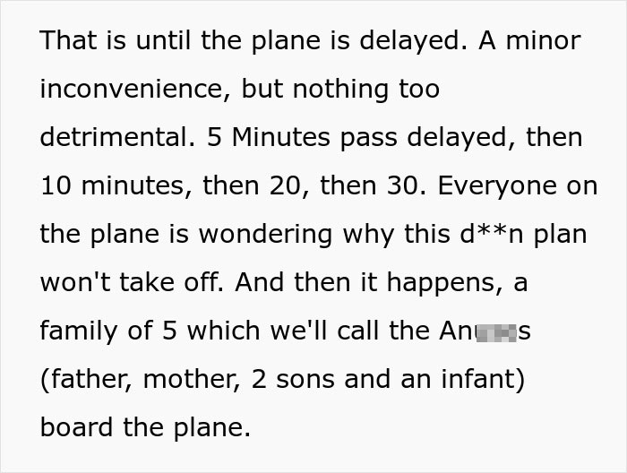 Family Shows Up 30 Minutes Late To Flight, Then Demands Man Gives Up His Seat