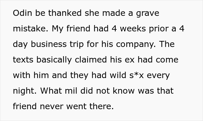 Texts claim wild affair but friend never went on trip Texts claim wild affair but friend never went on trip