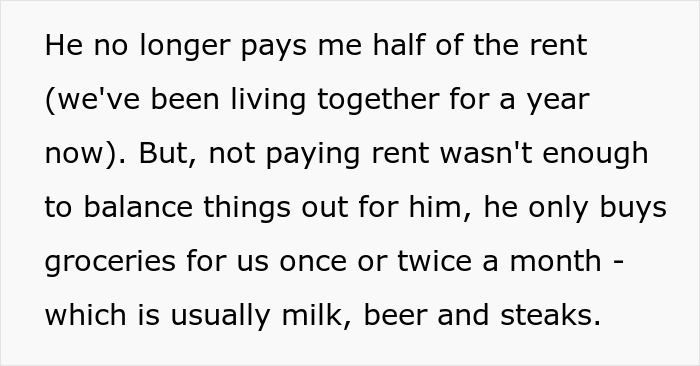 Guy Treats GF As A Free Maid And Won't Pay Rent As He "Funded" The Relationship Before Guy Treats GF As A Free Maid And Won't Pay Rent As He "Funded" The Relationship Before