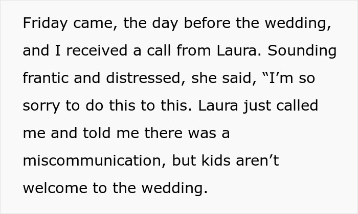 Bigoted Bride Makes Sure Autistic Nephew Isn't At Wedding, Lies To Sis About It Being Kid-Free Event Bigoted Bride Makes Sure Autistic Nephew Isn't At Wedding, Lies To Sis About It Being Kid-Free Event