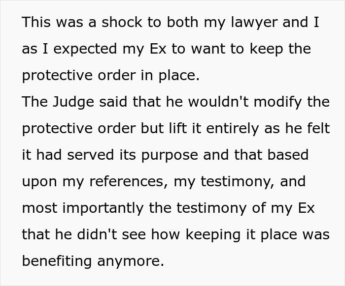 Ex-Wife Enforces Old Restraining Order After Moving Into Guy's Building, Puts His Home At Risk