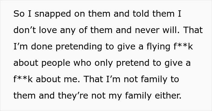 "Family Healing Weekend" Is Ruined After Affair Baby Reveals She Doesn't Love Them, They Are Livid
