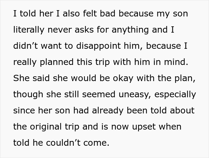 Son Wants To Feel Special By Going On First Vacation With Dad, Refuses To Go If Stepbro Is Going