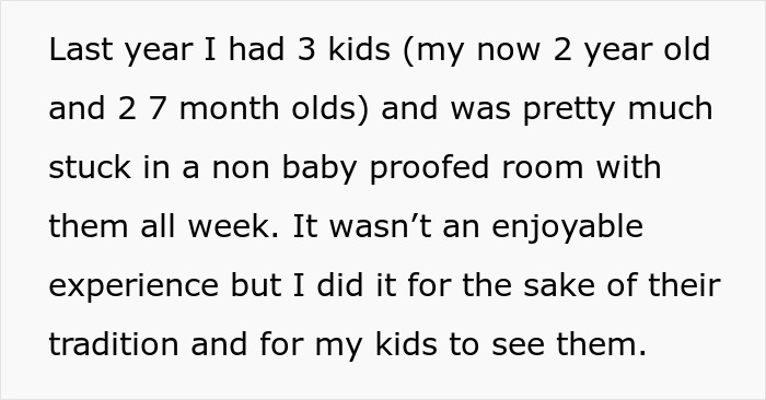 Text describing family vacation experience with kids and tradition Text describing family vacation experience with kids and tradition