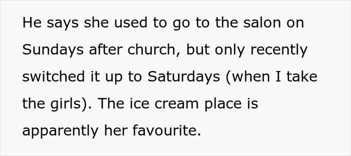 Cheating husband defends mistress taking kids to her favorite spots like the salon and ice cream place