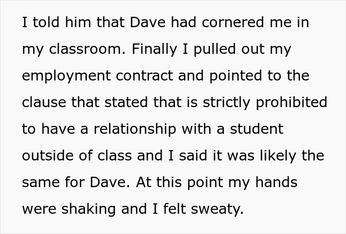 English Teacher Tells Students Her Coworker Has A Wife And Child, Learns Why He Kept It A Secret